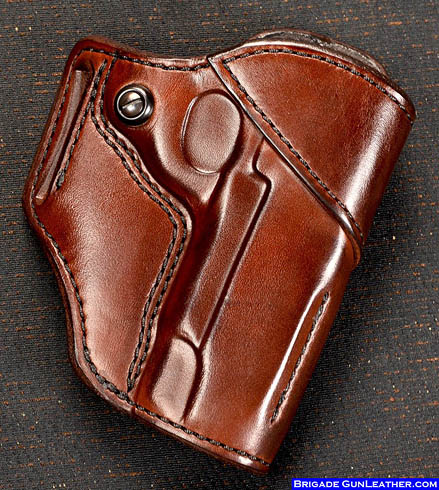 4' Kimber 1911 gun holsters leather concealed carry outside waistband