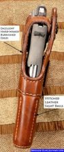 A true custom leather gun holster fitted to your specific pistol